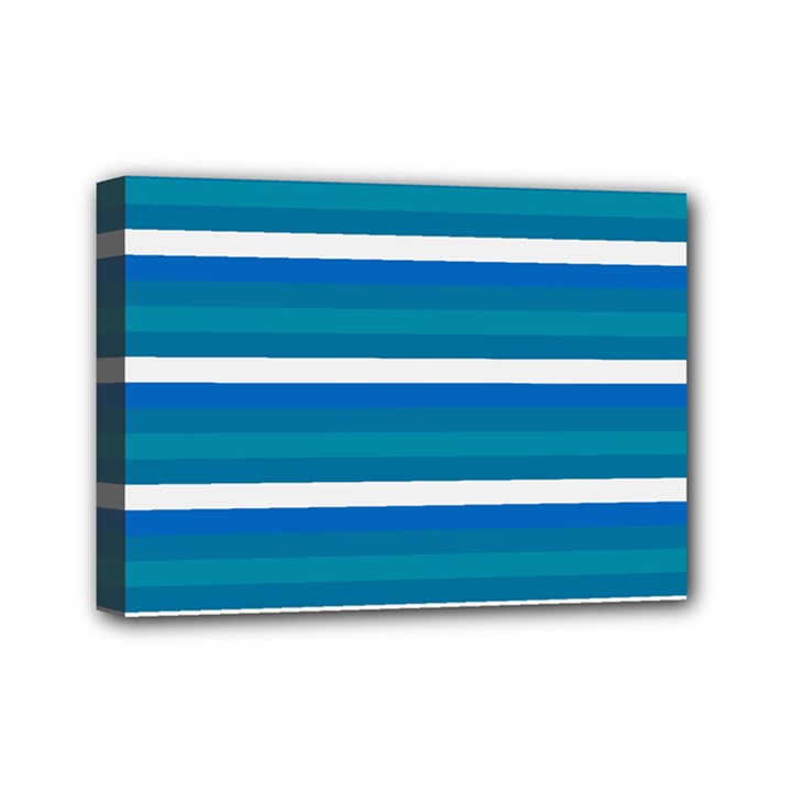 Stripey 3 Mini Canvas 7  x 5  (Stretched)