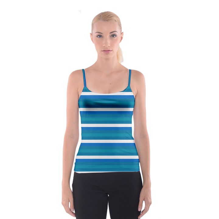 Stripey 3 Spaghetti Strap Top