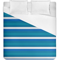 Stripey 3 Duvet Cover (king Size) by anthromahe