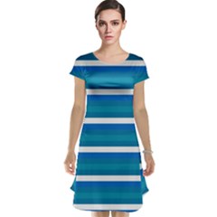 Stripey 3 Cap Sleeve Nightdress by anthromahe