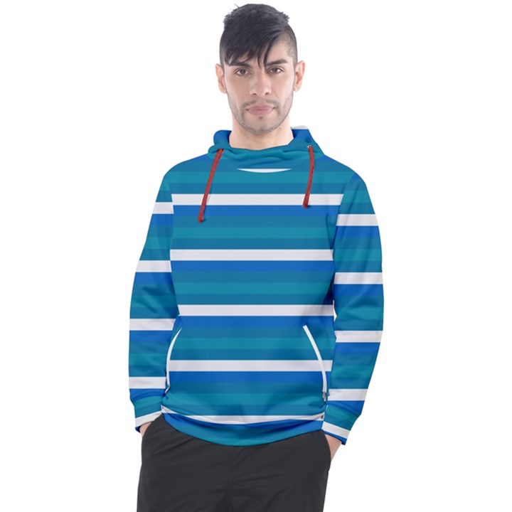 Stripey 3 Men s Pullover Hoodie