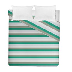 Stripey 4 Duvet Cover Double Side (full/ Double Size) by anthromahe