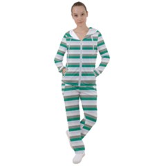 Stripey 4 Women s Tracksuit by anthromahe