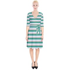 Stripey 4 Wrap Up Cocktail Dress by anthromahe