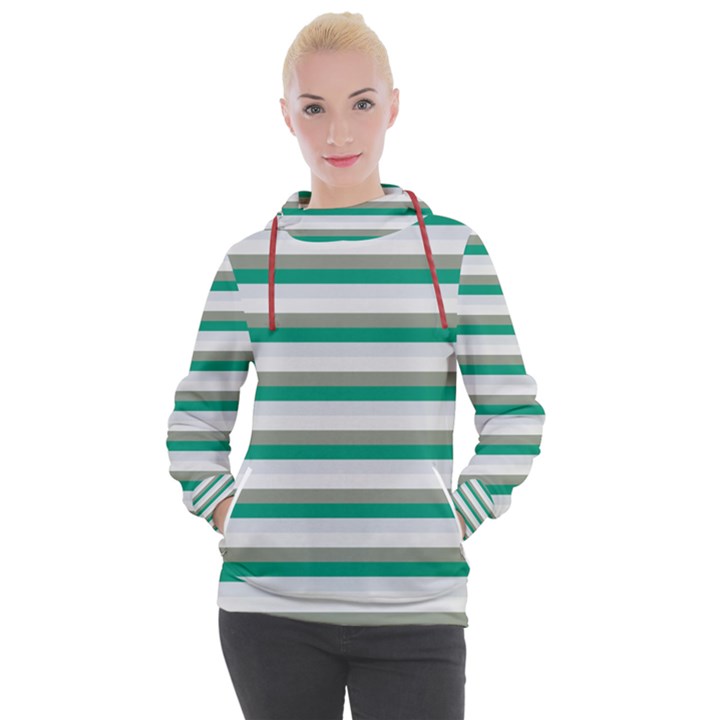 Stripey 4 Women s Hooded Pullover