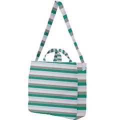 Stripey 4 Square Shoulder Tote Bag by anthromahe