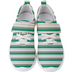 Stripey 4 Men s Velcro Strap Shoes by anthromahe