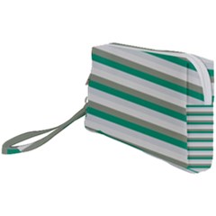 Stripey 4 Wristlet Pouch Bag (small) by anthromahe