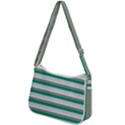 Stripey 4 Zip Up Shoulder Bag View2