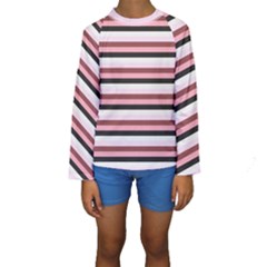 Stripey 5 Kids  Long Sleeve Swimwear by anthromahe