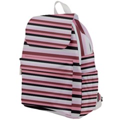 Stripey 5 Top Flap Backpack by anthromahe