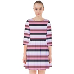 Stripey 5 Smock Dress by anthromahe