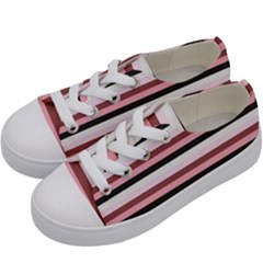 Stripey 5 Kids  Low Top Canvas Sneakers by anthromahe