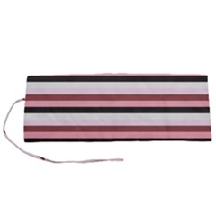 Stripey 5 Roll Up Canvas Pencil Holder (s) by anthromahe