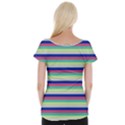 Stripey 6 Cap Sleeve Top View2