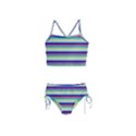 Stripey 6 Girls  Tankini Swimsuit View1