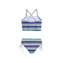 Stripey 6 Girls  Tankini Swimsuit View2