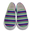 Stripey 6 Women s Canvas Slip Ons View1