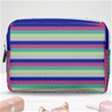 Stripey 6 Make Up Pouch (Medium) View1