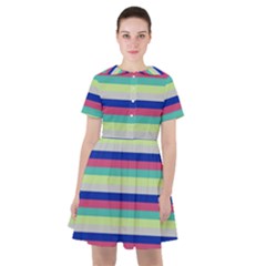 Stripey 6 Sailor Dress by anthromahe