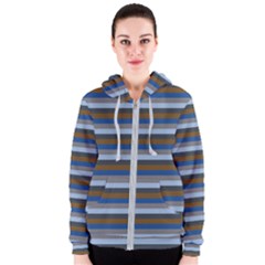 Stripey 7 Women s Zipper Hoodie by anthromahe