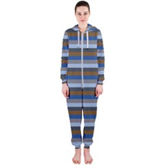 Stripey 7 Hooded Jumpsuit (ladies)  by anthromahe