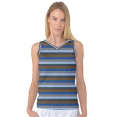 Stripey 7 Women s Basketball Tank Top by anthromahe