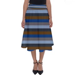 Stripey 7 Perfect Length Midi Skirt by anthromahe