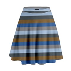 Stripey 7 High Waist Skirt by anthromahe