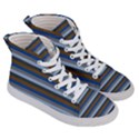 Stripey 7 Women s Hi-Top Skate Sneakers View3