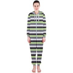 Stripey 8 Hooded Jumpsuit (ladies)  by anthromahe