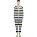 Stripey 8 Hooded Jumpsuit (Ladies)  View1