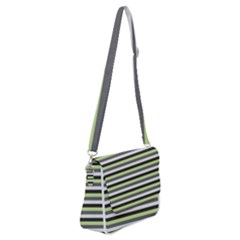 Stripey 8 Shoulder Bag With Back Zipper by anthromahe