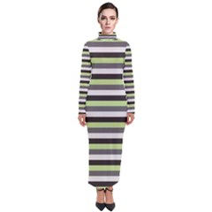 Stripey 8 Turtleneck Maxi Dress by anthromahe