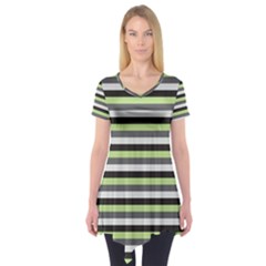 Stripey 8 Short Sleeve Tunic  by anthromahe