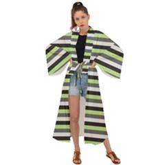 Stripey 8 Maxi Kimono by anthromahe