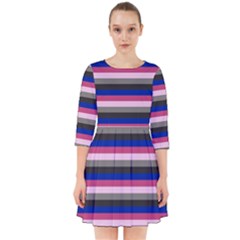 Stripey 9 Smock Dress by anthromahe