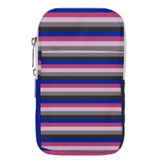 Stripey 9 Waist Pouch (large) by anthromahe