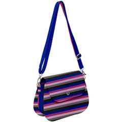 Stripey 9 Saddle Handbag by anthromahe