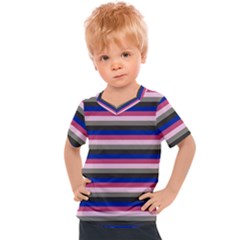 Stripey 9 Kids  Sports Tee