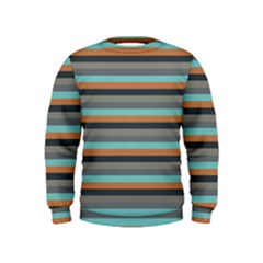 Stripey 10 Kids  Sweatshirt by anthromahe