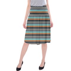 Stripey 10 Midi Beach Skirt by anthromahe