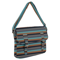 Stripey 10 Buckle Messenger Bag by anthromahe