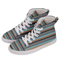 Stripey 10 Women s Hi-top Skate Sneakers by anthromahe