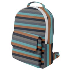 Stripey 10 Flap Pocket Backpack (small) by anthromahe