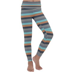 Stripey 10 Kids  Lightweight Velour Classic Yoga Leggings by anthromahe