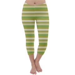 Stripey 11 Capri Winter Leggings  by anthromahe