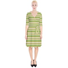 Stripey 11 Wrap Up Cocktail Dress by anthromahe