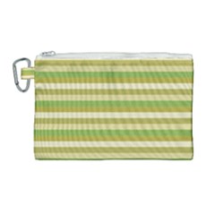 Stripey 11 Canvas Cosmetic Bag (large) by anthromahe