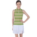 Stripey 11 Women s Sleeveless Polo Tee View1